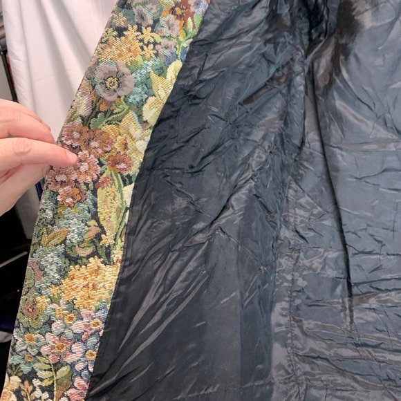 Vintage Heirloom Ashley Scott Floral Tapestry Style Jacket - Picture 7 of 12